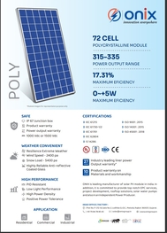 Polycrystalline solar panels 